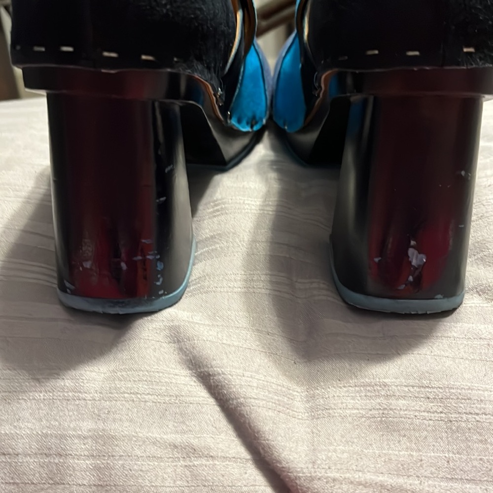 Multi blue platform shoes - Picture 6 of 6